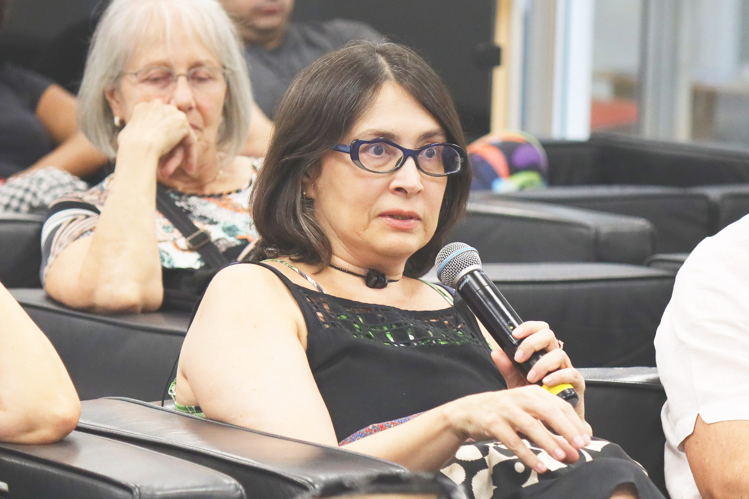 Silvia Costa faz perguntas durante o evento.jpg