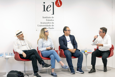 Rogério Ruschel, Andréa Carvalho, Edmar Moraes e Pedro Saad