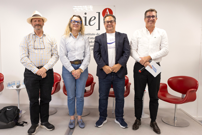 Rogério Ruschel, Andréa Carvalho, Edmar Moraes e Pedro Saad