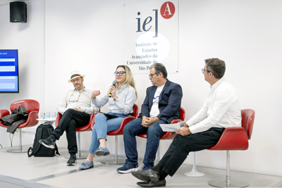 Rogério Ruschel, Andréa Carvalho, Edmar Moraes e Pedro Saad