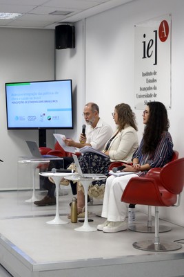 António Mauro Saraiva, Daniela Vianna e Patrícia Zimermann