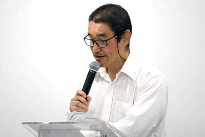 Carlos Gustavo Araújo do Carmo, faz abertura do evento