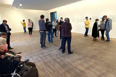 Abertura da exposição Grace at the boundary of knowledge