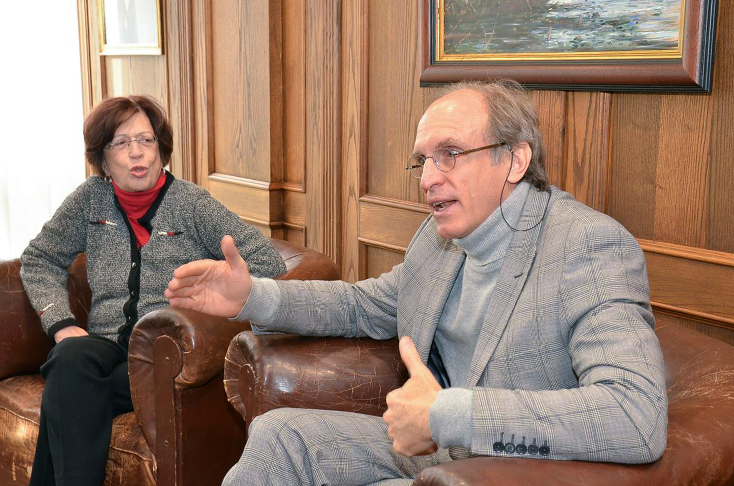 Maria Helena Capelato e Martin Grossmann