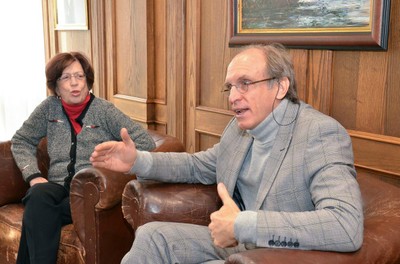 Maria Helena Capelato e Martin Grossmann