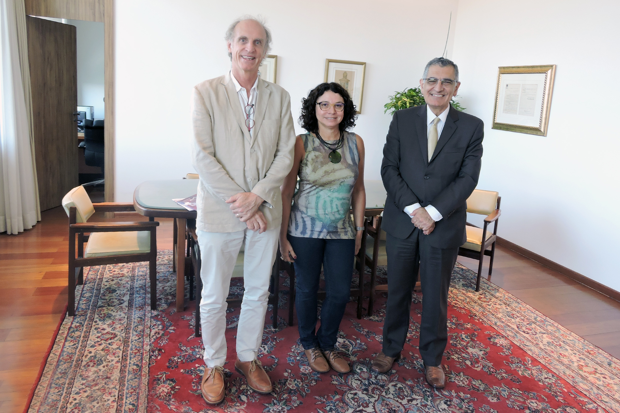 Martin Grossmann, Eliana Sousa Silva e Vahan Agopyan