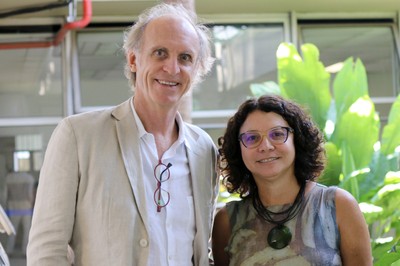 Martin Grossmann e Eliana Sousa Silva