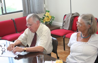 Eduardo Krieger e Sylvia Leser de Mello