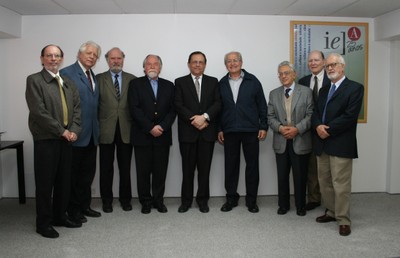 Hernan Chaimovich, João Steiner, Umberto Cordani, Jacques Marcovitch, João Grandino Rodas, César Ades, Alfredo Bosi, Gehard Malnic e Carlos Guilherme Mota
