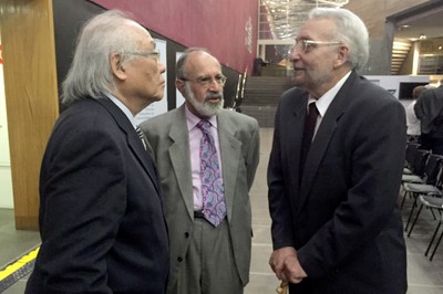 Ricardo Ohtake, Guilherme Ary Plonski e Paulo Saldiva
