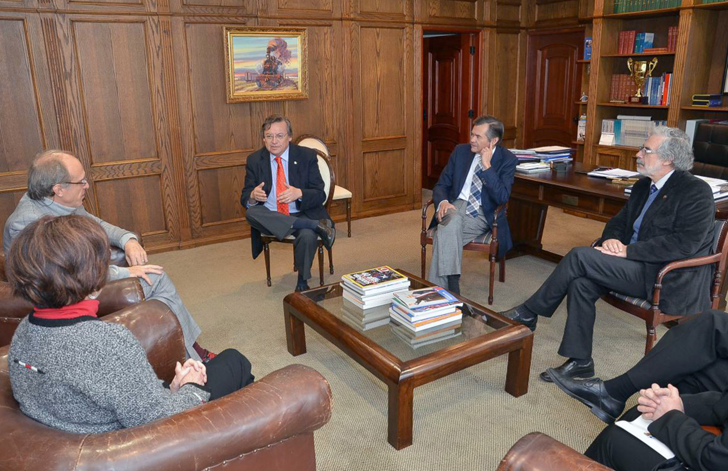 Maria Helena Capelato, Martin Grossmann, Ricardo Herrera Lara, Sergio Bravo Escobar e Raúl Sánchéz Gutiérrez