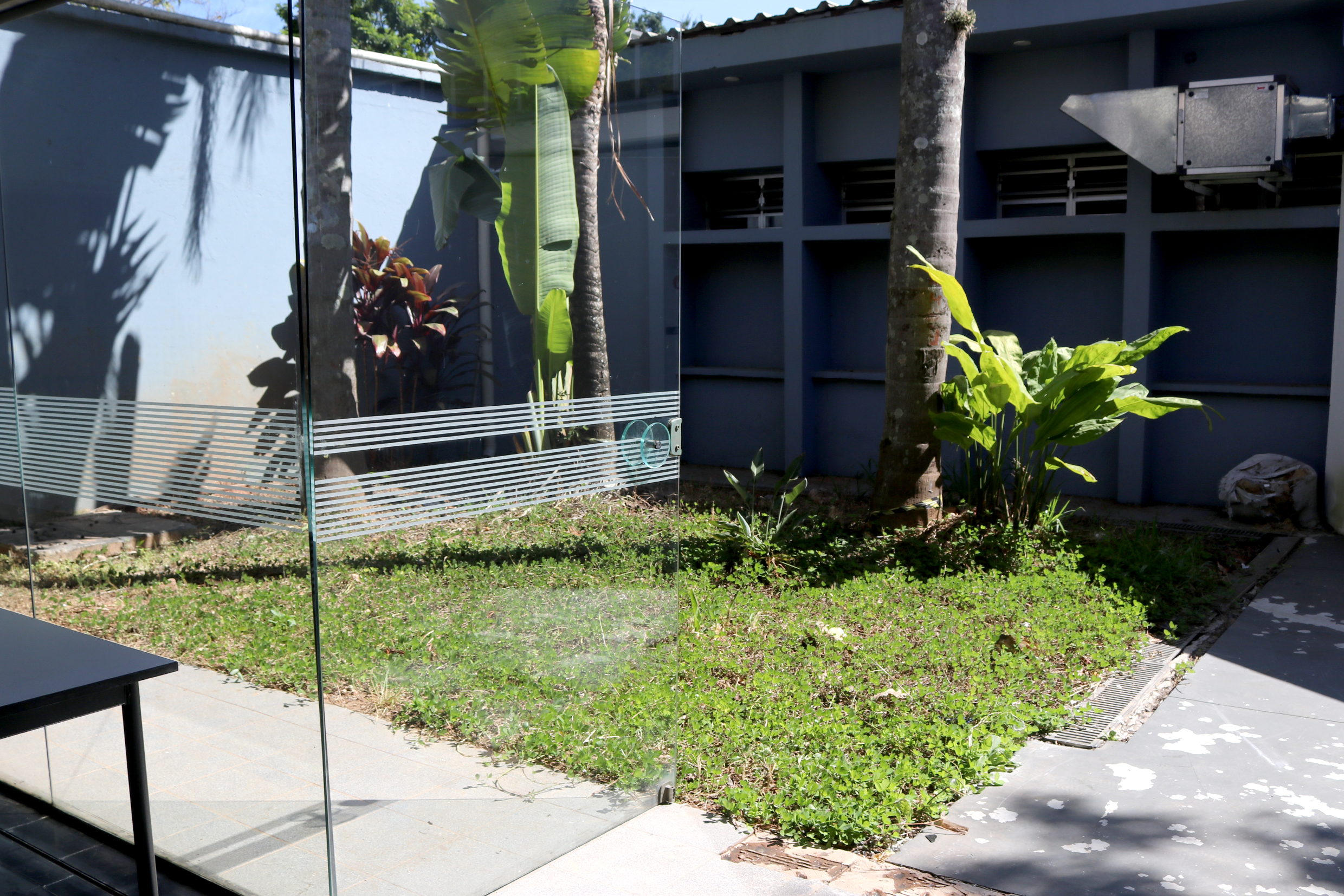 Jardim externo