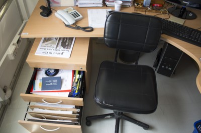 Gaveteiro da Sala da Assistência Acadêmica