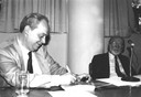 Alberto Luiz da Rocha Barros e José Leite Lopes
