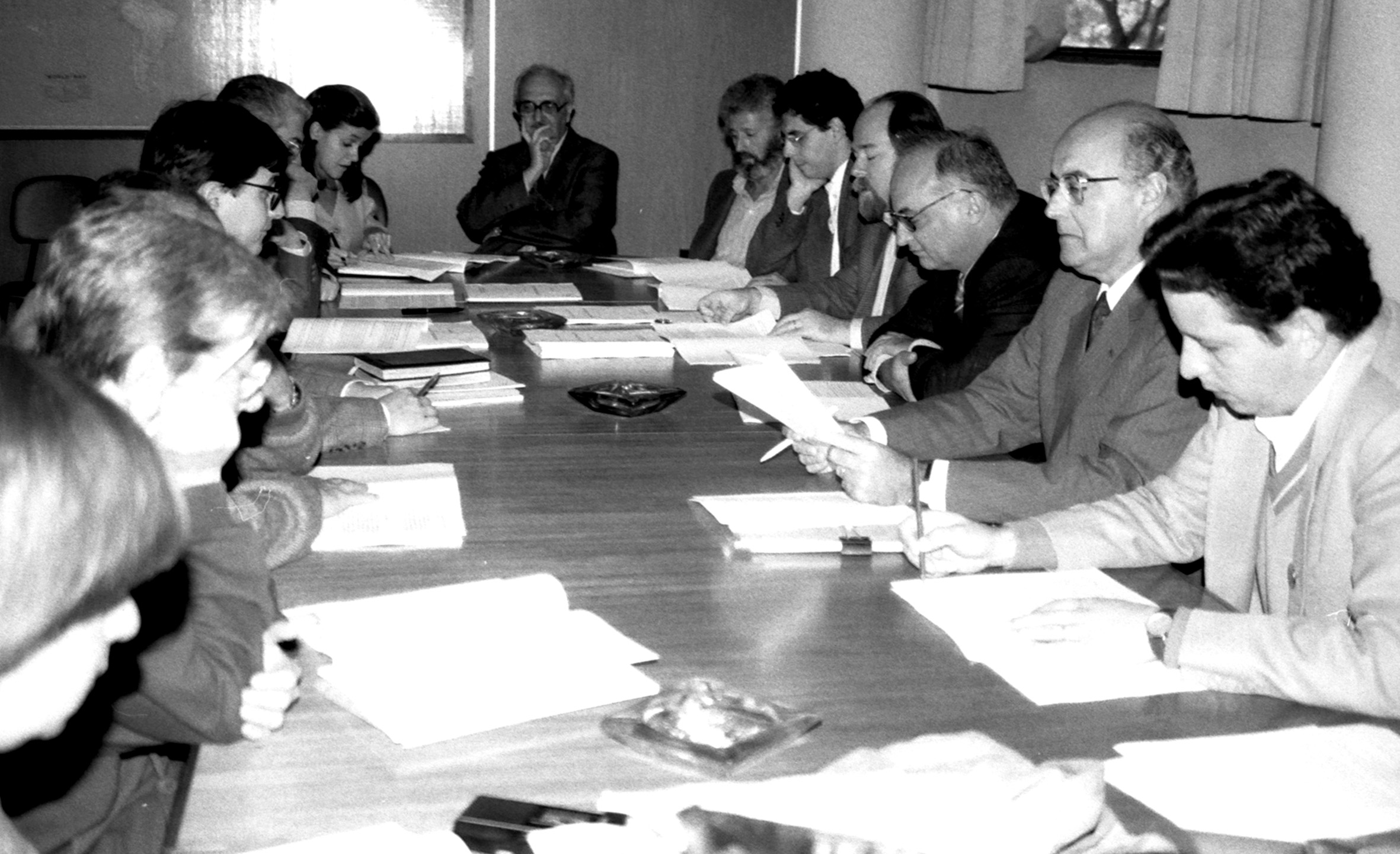 Reunião de pesquisadores do Fórum Capital Trabalho