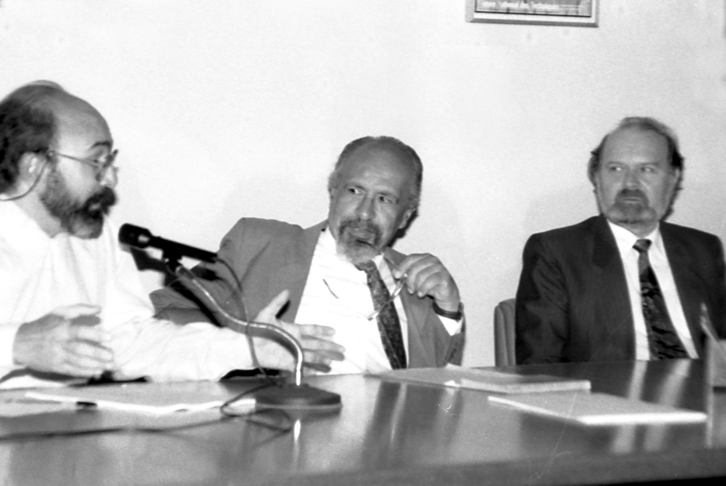 Gildo Marçal Brandão, Oliveiros Ferreira e Umberto Cordani 