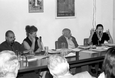 Lello Voce, Aurora Fornoni Bernardini, Francesco Leonetti e Eleonora Fiorani 