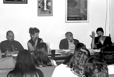 Lello Voce, Aurora Fornoni Bernardini, Francesco Leonetti e Eleonora Fiorani 