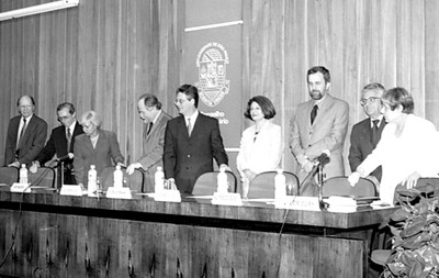 Gehard Malnic, Adilson Avansi de Abreu, Suely Vilela, Jacques Marcovitch, Hélio Nogueira da Cruz, Sonia Penin, Luiz Nunes de Oliveira, Alfredo Bosi e Lor Cury