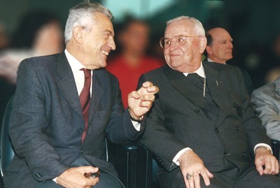 Alfredo Bosi e Dom Paulo Evaristo Arns