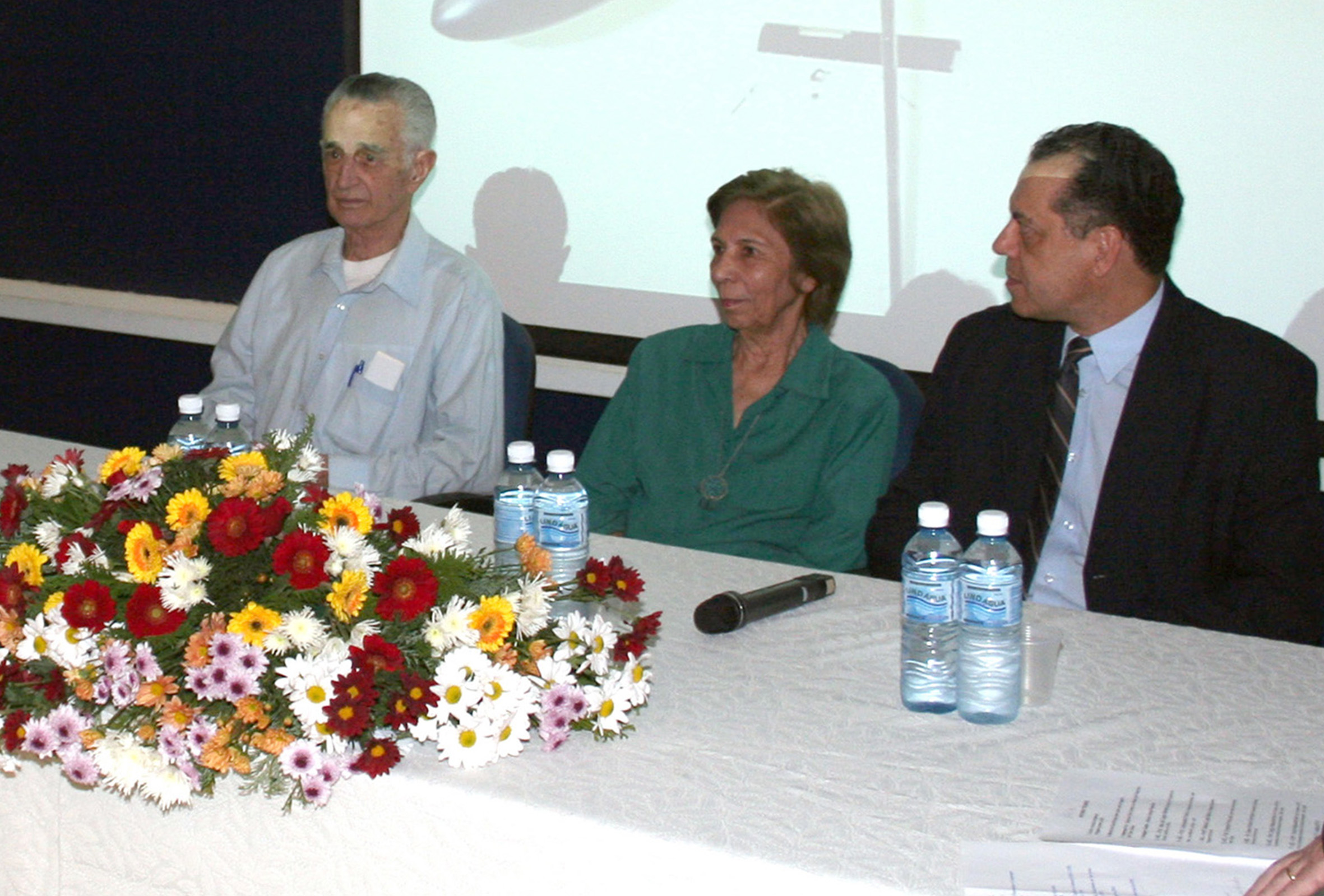 Crodowaldo Pavan, Yvonne Mascarenhas e Glaucius Oliva