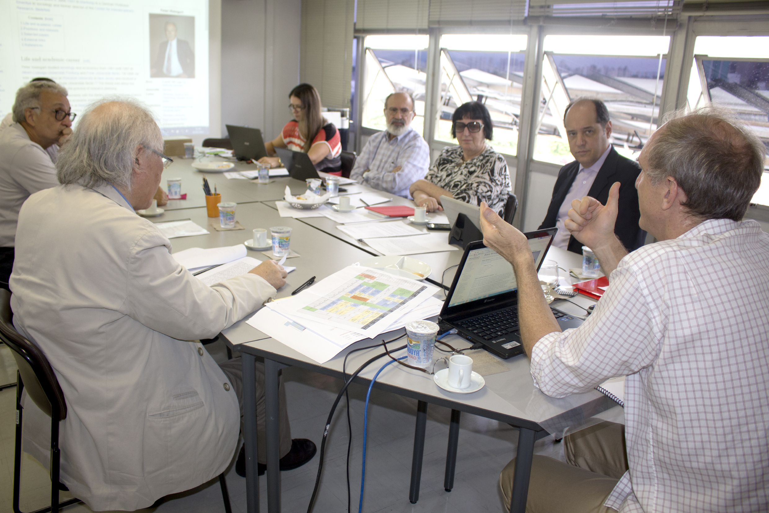 Ricardo Ohtake, Paulo Saldiva, Fátima Moreno, Guilherme Ary Plonski, Regina Pekelmann Markus, Eugênio Bucci e Martin Grossmann