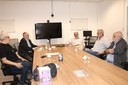 A partir da esquerda, Marcos Buckeridge, Cristovam Buarque, Guilherme Ary Plonski, Maurício Pietrocola e Luís Carlos de Menezes