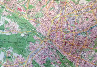 Mapa com a localização do ZiF