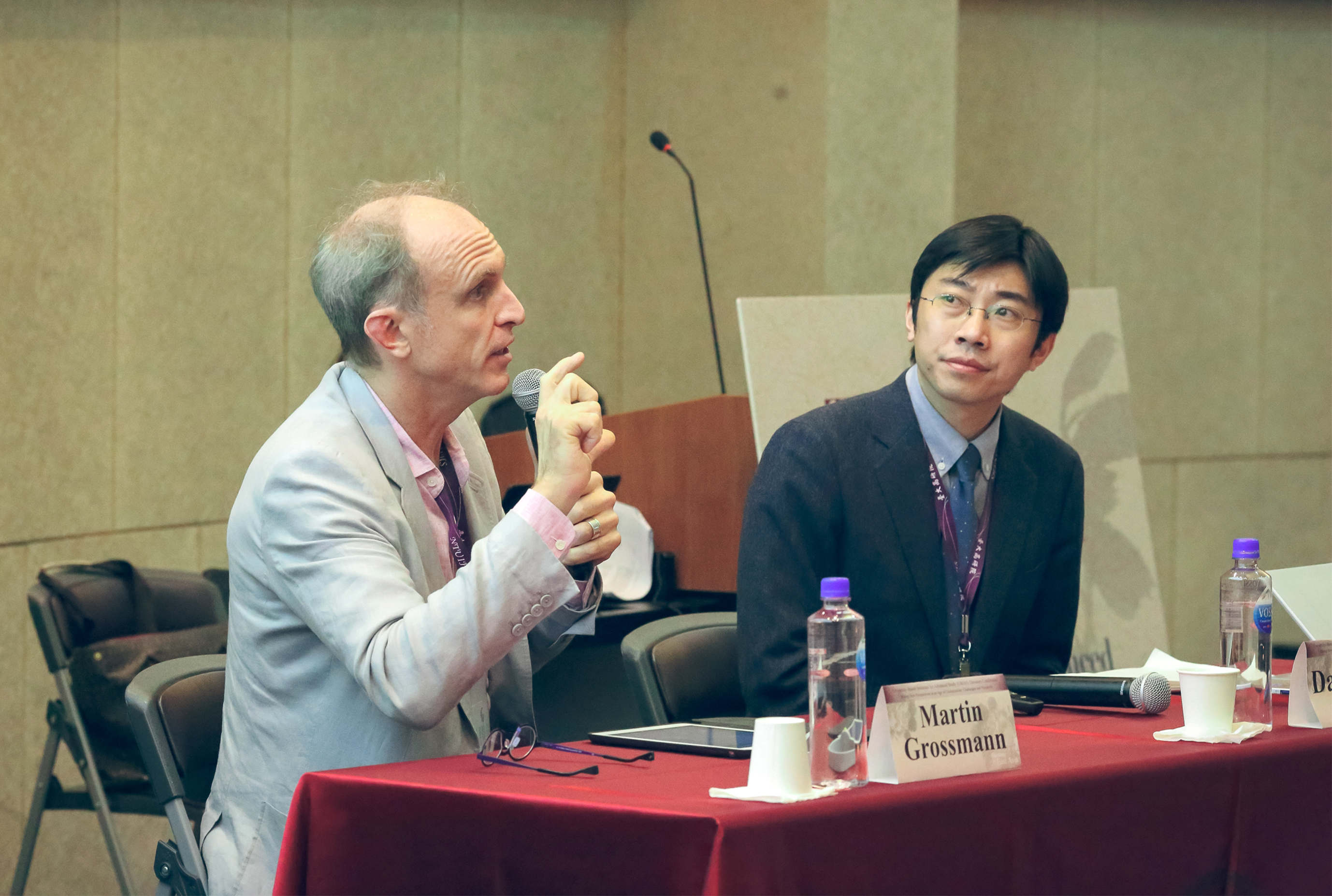 Martin Grossmann e Cai Dapeng