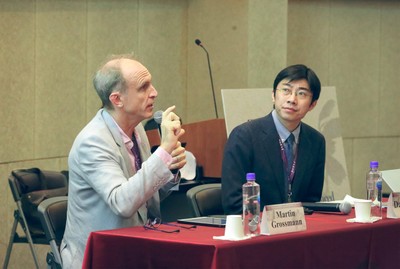 Martin Grossmann e Cai Dapeng