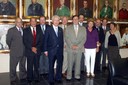 Roberto Mangabeira Unger no Gabinete do Reitor