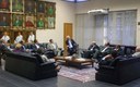 Roberto Mangabeira Unger no Gabinete do Reitor
