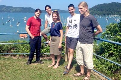 David Gange, Helder Nakaya, Nikki Moore, Eduardo Almeida e Valtteri Arstila