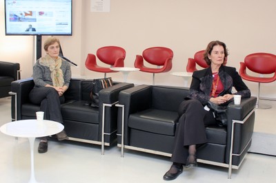 Kátia Rubio e Berenice Bilharinho de Mendonça 