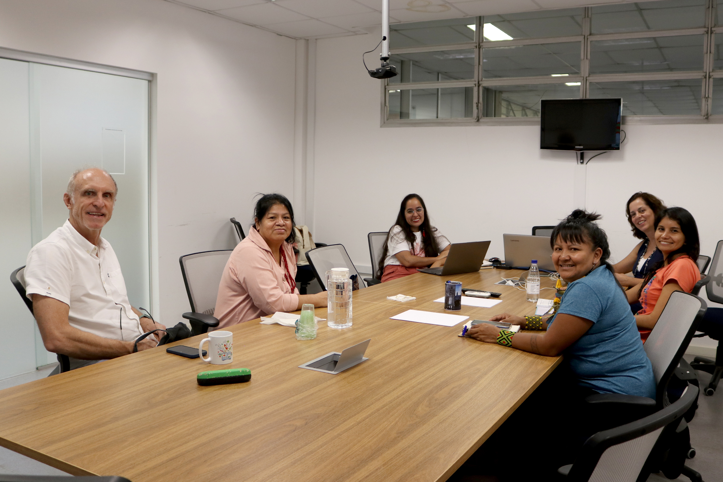 Martin Grossmann, Sandra Benites, Geni Núñez, Eliana Sousa Silva, Arissana Pataxó e Francy Baniwa