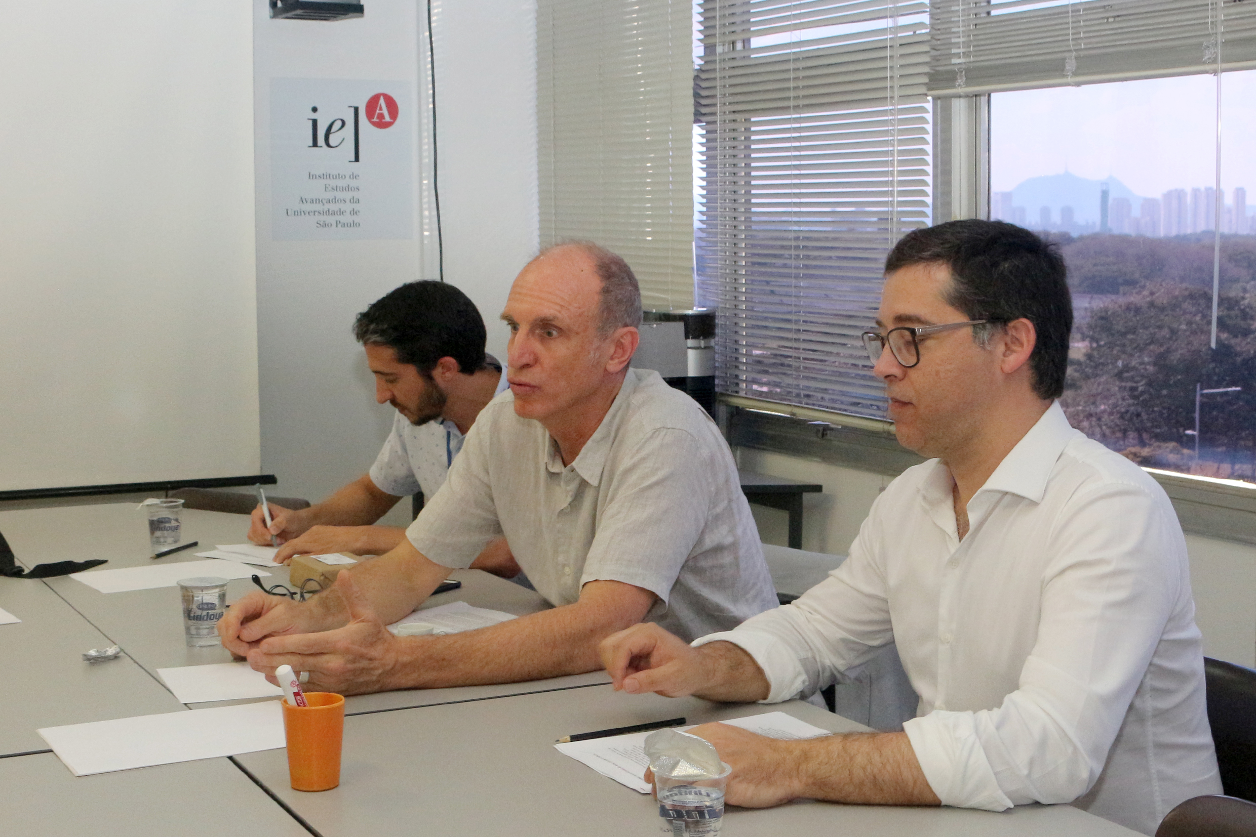 Rafael Borsanelli, Martin Grossmann e Eduardo Saron