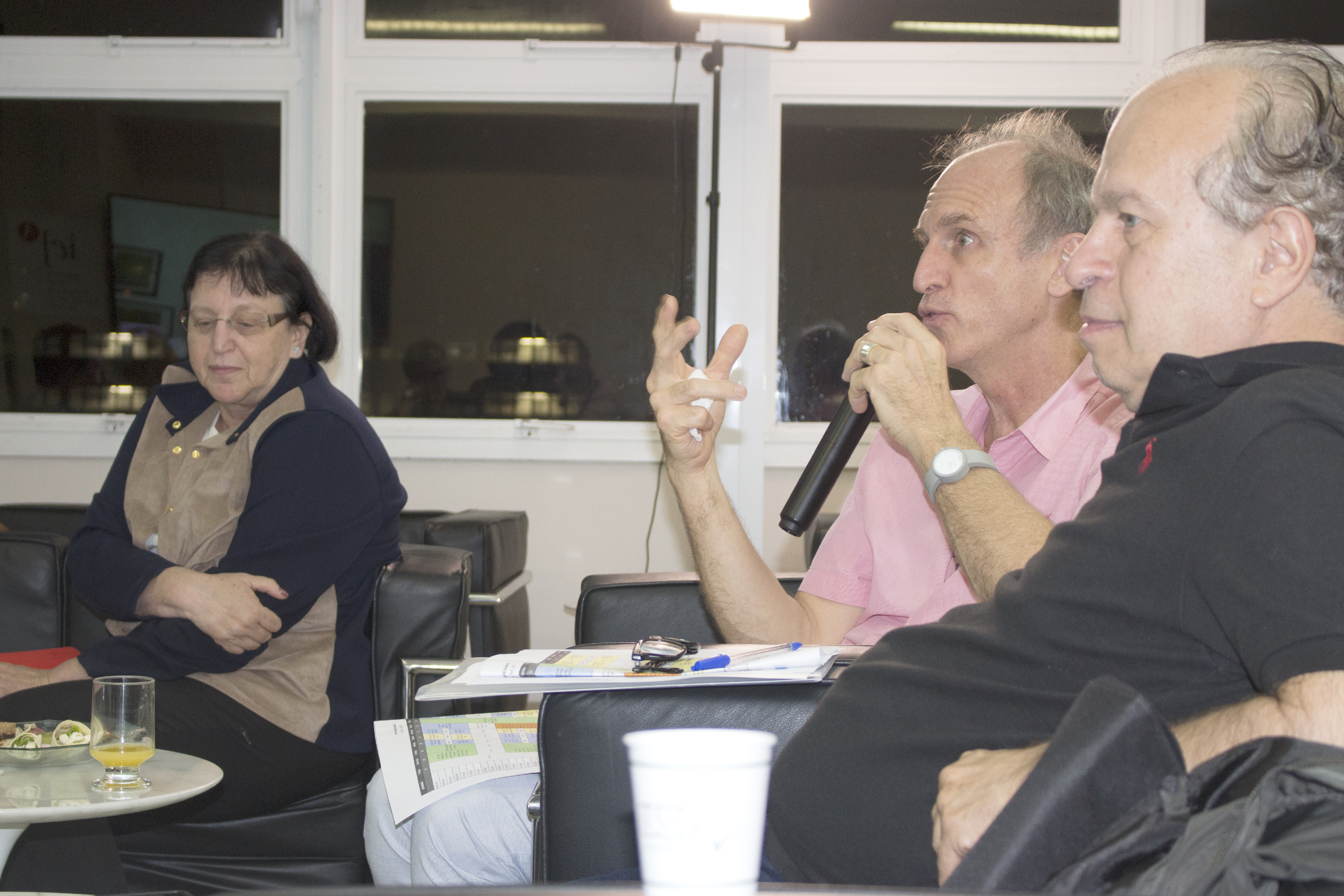 Regina Pekelmann Markus, Martin Grossmann e Renato Janine Ribeiro