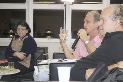 Regina Pekelmann Markus, Martin Grossmann e Renato Janine Ribeiro