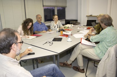 A partir da esquerda, Celso Grecco, Monique Vanni, José Pedro de Oliveira, Maria de Lourdes Davies de Freitas, Maritta Koch-Weser e MArtin Grossmann