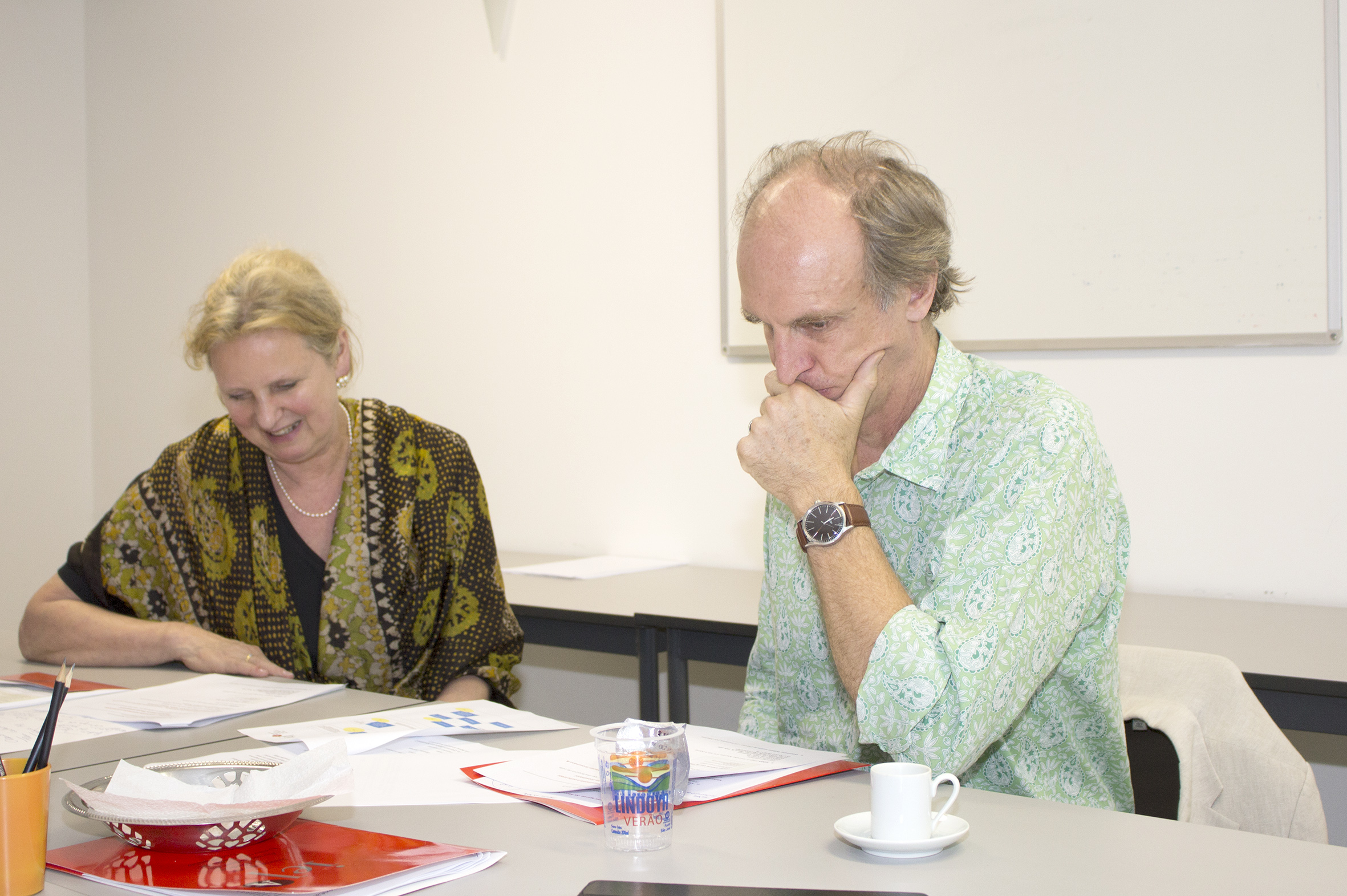 Maritta Koch-Weser e Martin Grossmann