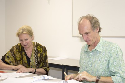 Maritta Koch-Weser e Martin Grossmann