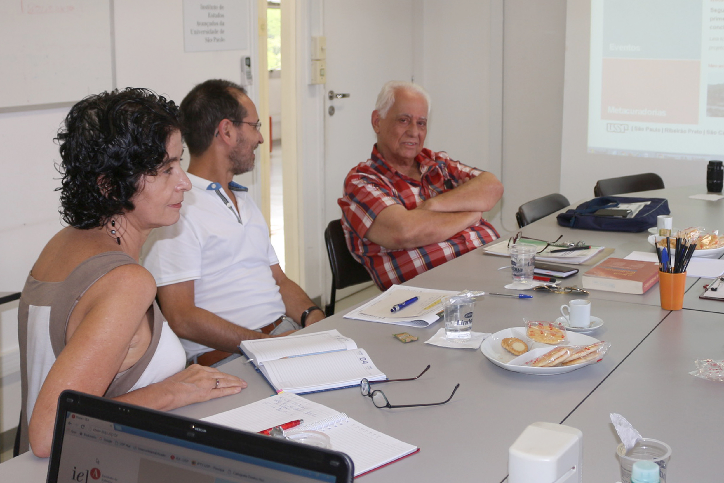 Glória Carneiro do Amaral, João Roberto Gomes de Faria e Antonio Dimas de Moraes