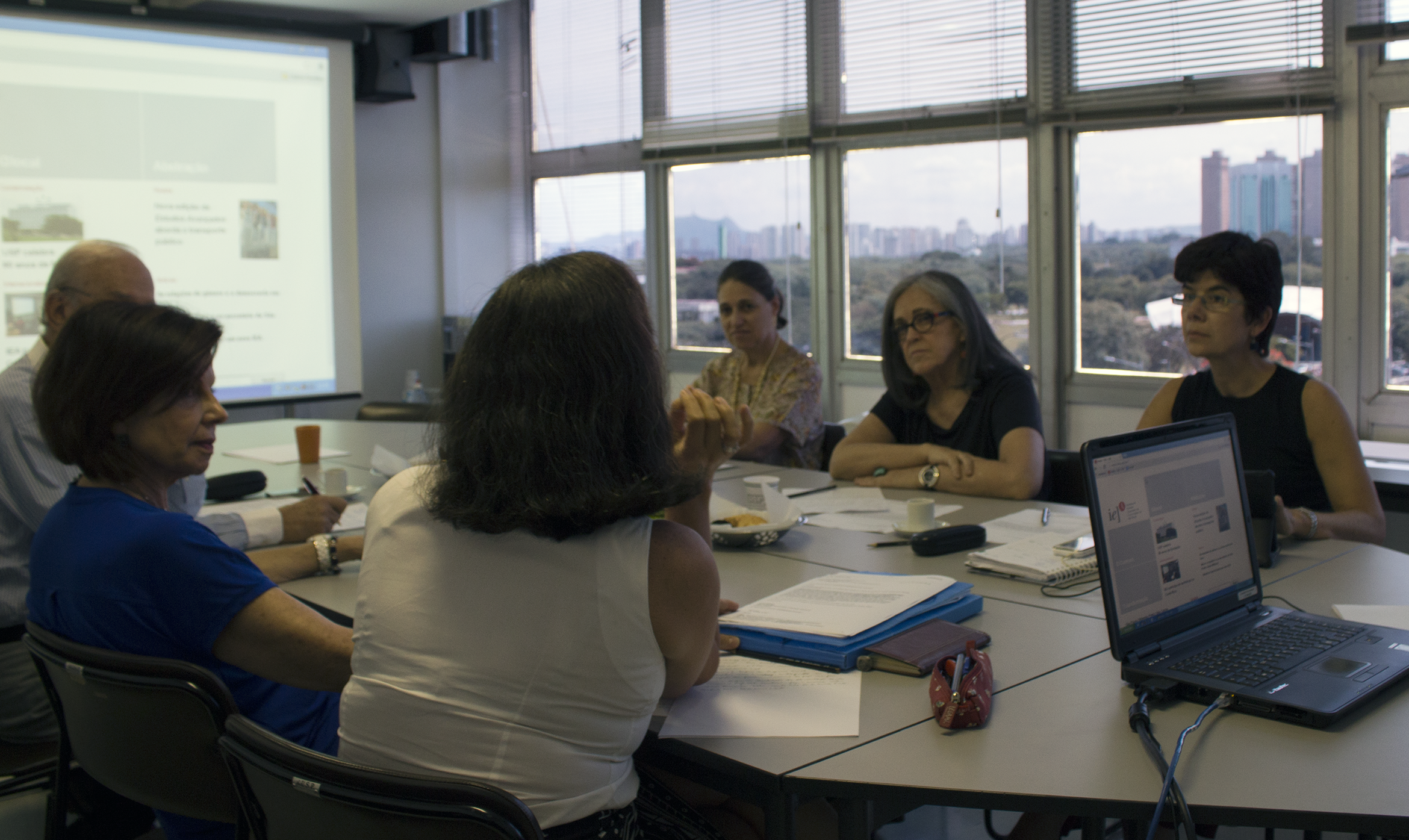 Semíramis M. Álvares Domene, Anna Peliano, Ana Lydia Sawaya, Sandra Maria Sawaya, Mariângela B. Wanderley e Luis Gaj