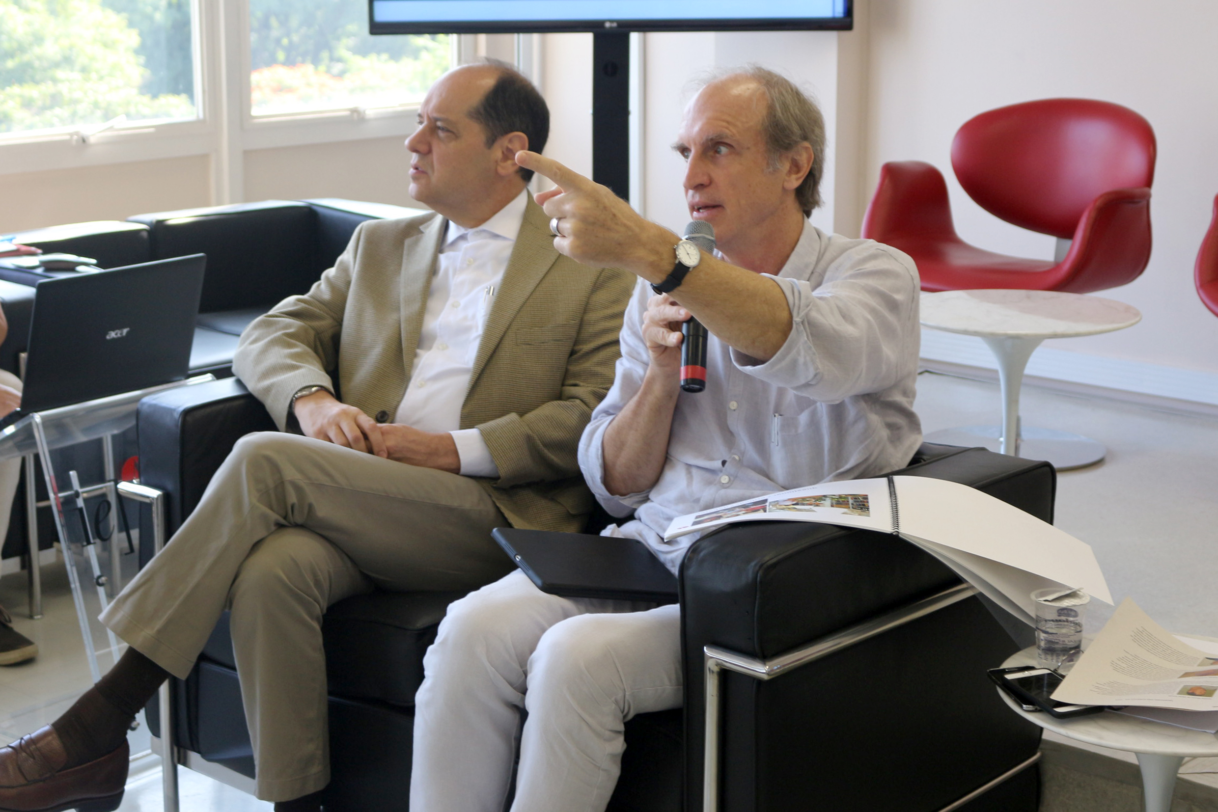 Eugênio Bucci e Martin Grossmann