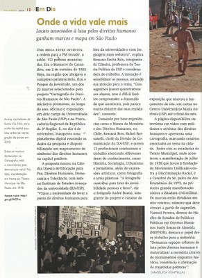 Notícias sobre a Cartografia dos Direitos Humanos