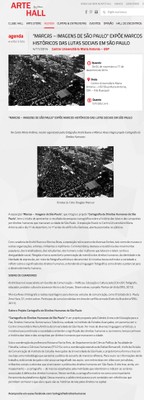 Exposição "Marcas - Imagens de São Paulo" (Cartografia dos Direitos Humanos)