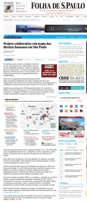 Notícias sobre a Cartografia dos Direitos Humanos
