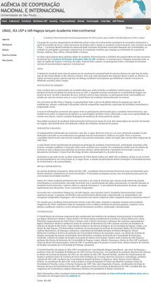 Notícia sobre a Intercontinental Academia