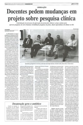 A Legislação da Ética na Pesquisa em Seres Humanos: O Projeto de Lei N° 200