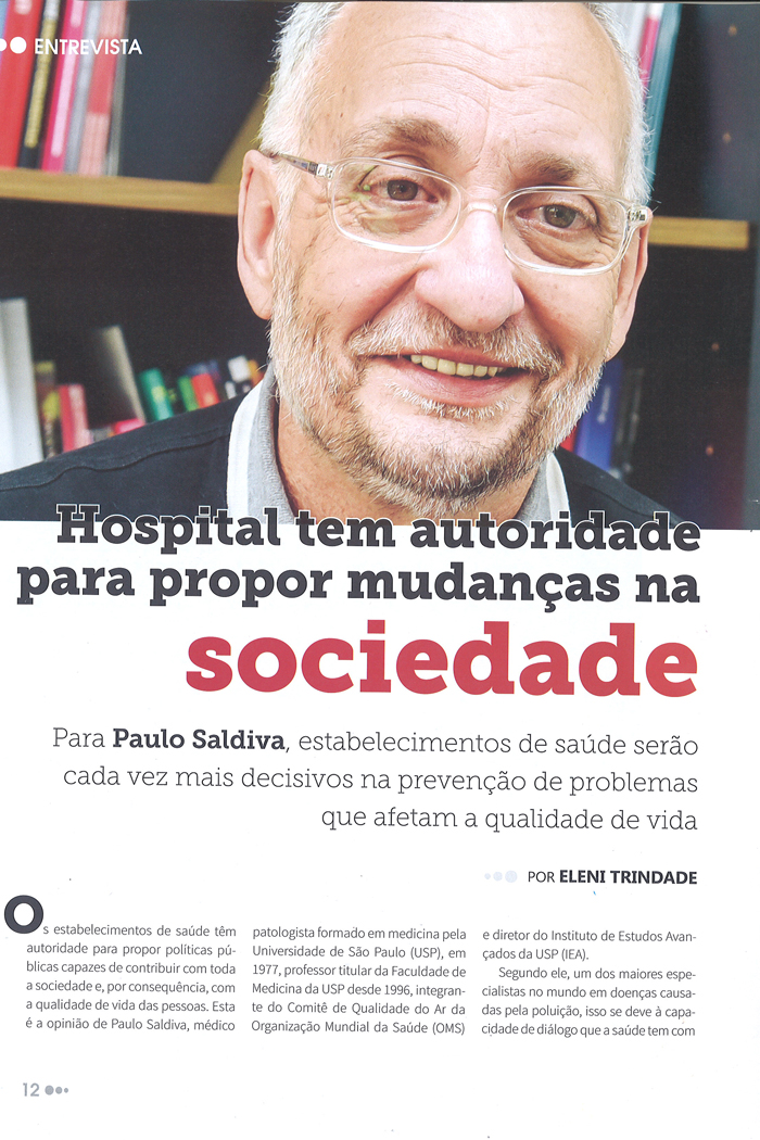 Hospital tem autoridade para propor mudanças na sociedade